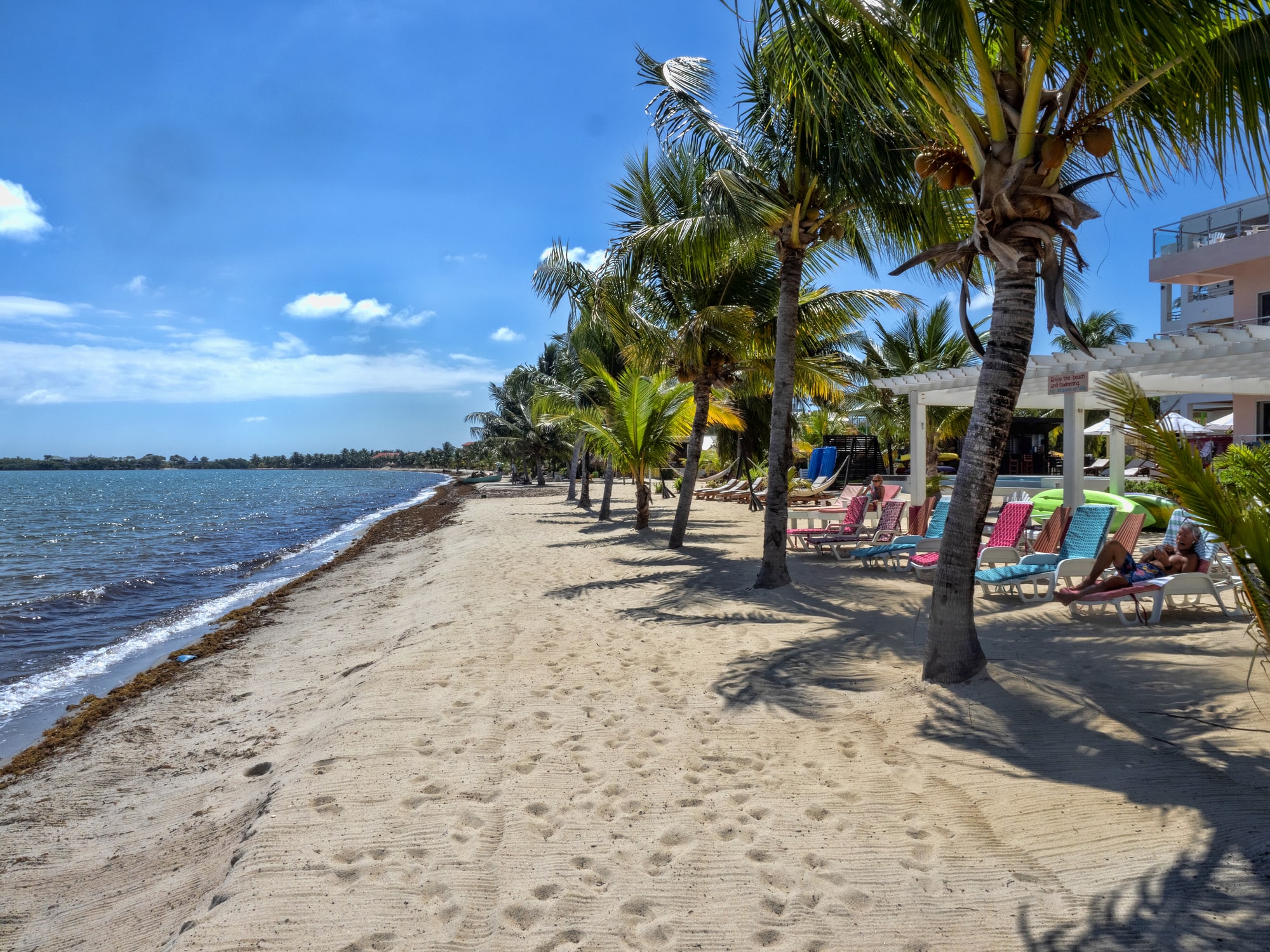 Beach in Placencia Caribbean Sea, Belize
