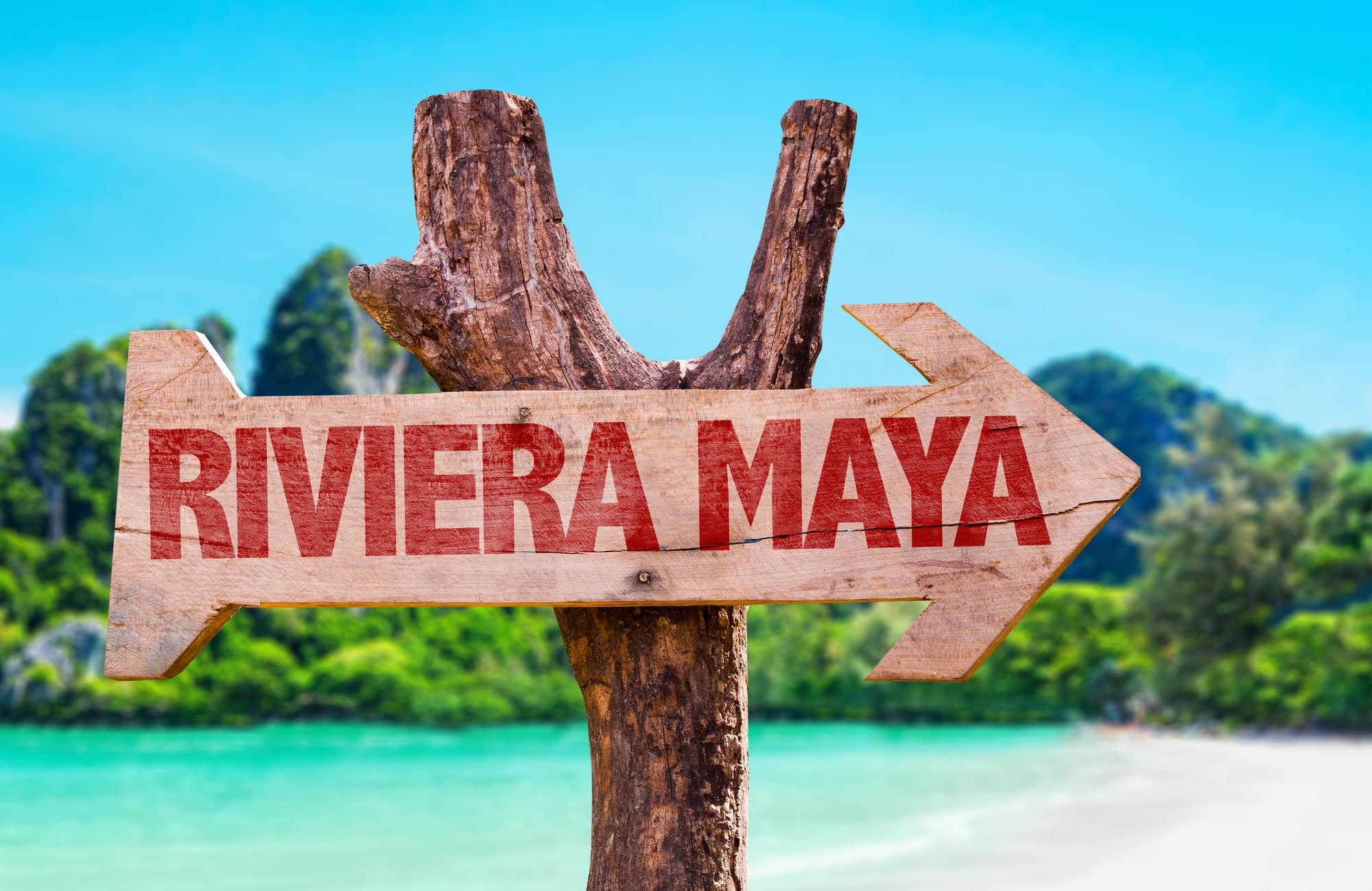 Sign saying Riviera Maya
